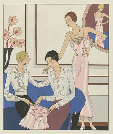 “艺术品味-美，女性优雅系列，1932年6月，第142期，12年级，第24页，作者：H.Rouit