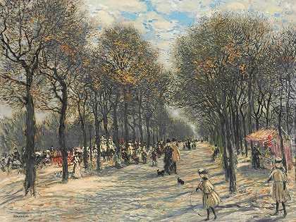 “香榭丽舍大道上的树木——让·弗朗索瓦·拉斐尔的《爱丽舍宫》
