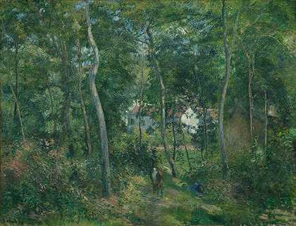 卡米尔·皮萨罗的《L’Hermitage，Pontoise附近的森林边缘》
