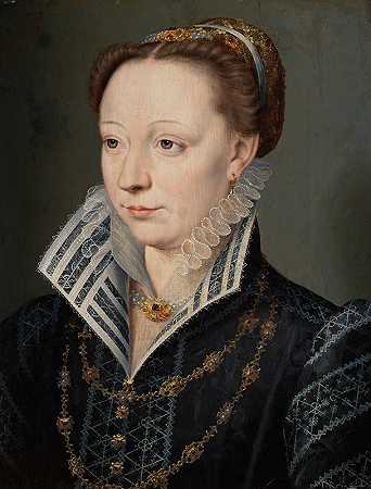 《雷茨公爵夫人克劳德·凯瑟琳·德·克莱蒙·托内尔肖像（1543–1603）》，弗朗索瓦·克鲁埃之后