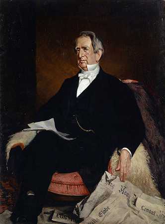 美国国务卿威廉·H·苏厄德的肖像