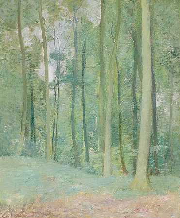 埃米尔·卡尔森的《森林风景》