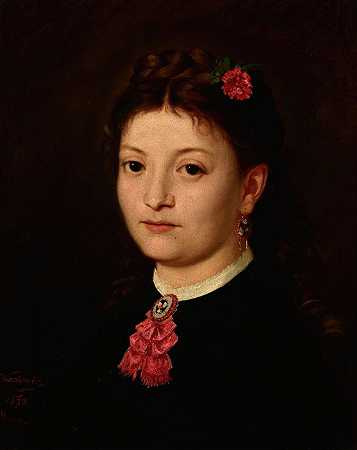 安东尼·科扎基维茨的《年轻女人的肖像》