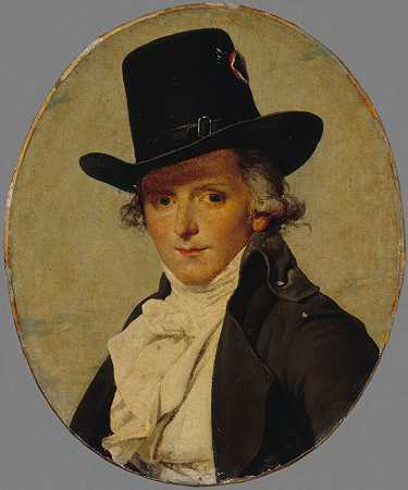 雅克·路易·戴维的《大卫的姐夫皮埃尔·塞里齐亚特肖像》
