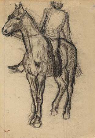 埃德加·德加的《马与骑手》