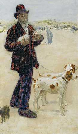 让-弗朗索瓦·拉法埃利的《遛狗人》