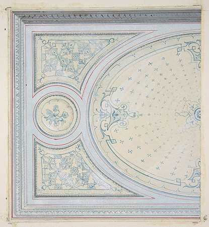 Jules Edmond Charles Lachaise的天花板装饰设计