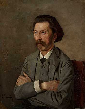 斯坦尼斯瓦夫·伦茨的丹尼尔·菲勒伯恩肖像