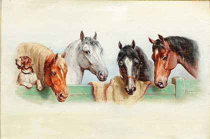 《一条狗和四匹马》作者：Carl Reichert