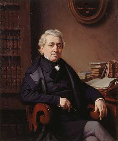 托马斯·索瓦吉肖像（1794-1877），克劳迪斯·拉弗涅戏剧作家