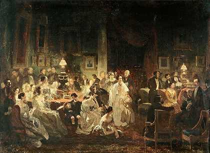 “1839年8月19日晚，普洛斯珀·拉斐举办的艾瑞森沙龙