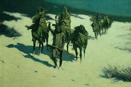 弗雷德里克·雷明顿的《蹄马之路》