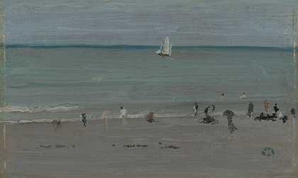 詹姆斯·阿博特·麦克尼尔·惠斯勒的《海岸场景，浴场》
