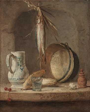 让-巴蒂斯特·西蒙·夏尔丹的《与鲱鱼的静物》