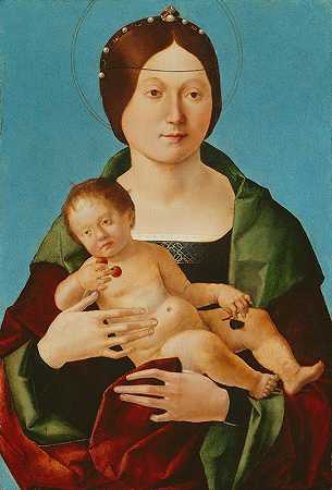 《圣母与孩子》作者：Ercole de’Roberti