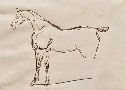 欧仁·德拉克罗瓦的《马的研究》