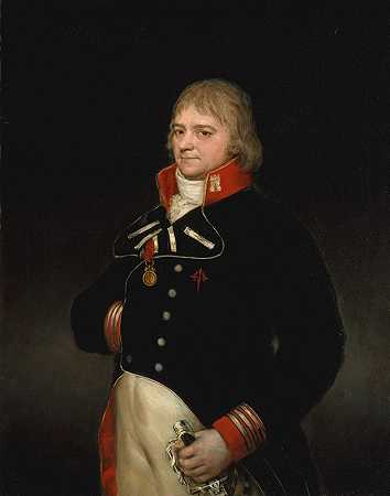 “Ignacio Garcini y Queralt（1752–1825），弗朗西斯科·德·戈亚的《工程师准将》