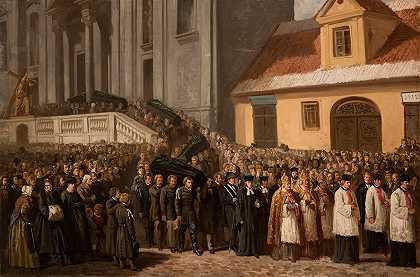 “亨利克·皮拉蒂1861年华沙示威五名遇难者的葬礼”