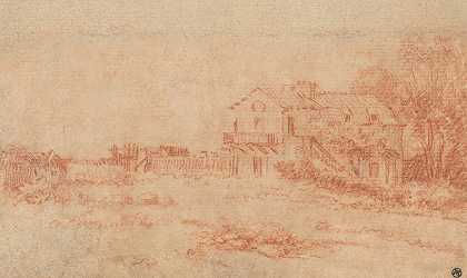 让·安托万·瓦托的《乡村别墅的风景》
