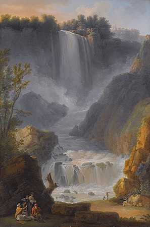 克劳德·路易斯·夏泰莱的《特尼附近的马尔默瀑布》