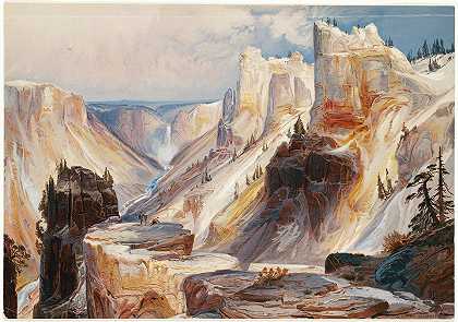 托马斯·莫兰的《黄石大峡谷》
