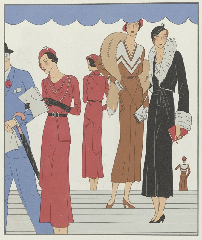 “艺术品味-美，女性优雅系列，1931年11月，第135期，12年级，第20页者