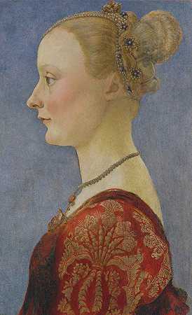 《一个女人的肖像》，皮耶罗·德尔·波莱乌洛著