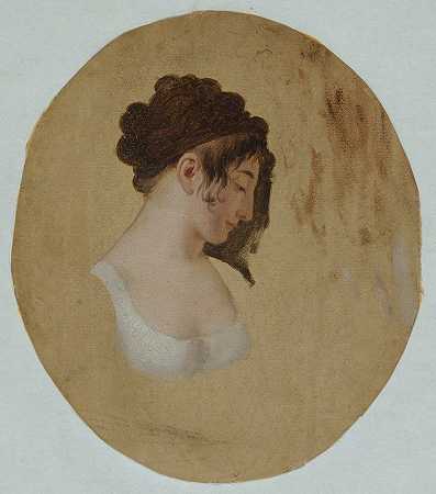 路易·利奥波德·布利的《年轻女人的头像》