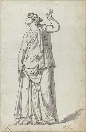 雅克·路易·戴维的《罗马缪斯女神像》