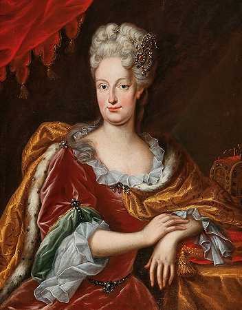 弗朗斯·范·斯坦帕特《伊丽莎白·克里斯汀皇后肖像（1691-1750）》