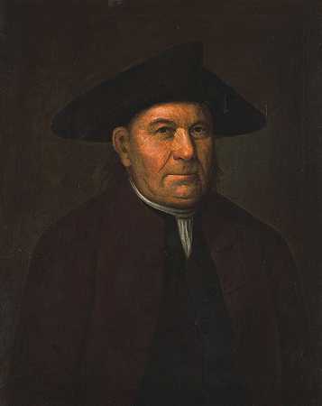弗朗茨·康拉德·Löhr的《一个人的肖像，托瓦尔森的父亲》