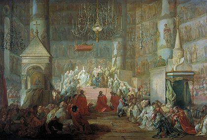斯特凡诺·托雷利的《凯瑟琳大帝加冕礼》