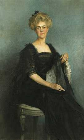 弗朗索瓦·弗拉芒的《威廉·k·范德比尔特夫人肖像》
