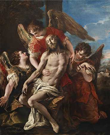 塞巴斯蒂亚诺·利玛奇的《三天使哀悼基督》