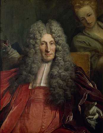 “1700年至1708年商人元帅查尔斯·鲍彻·奥赛的肖像画