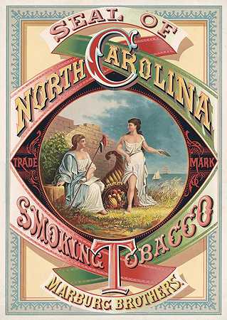 WellsHope的北卡罗来纳州烟草Marburg Brothers印章。