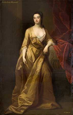 伊诺克·塞曼的《梅纳德夫人肖像》
