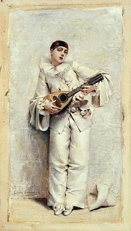 《Pierrot》，作者：Léon François Comerre