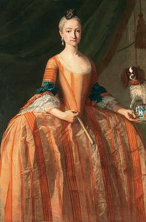朱塞佩·博尼托的《波旁公主玛丽亚·约瑟法的肖像》（1744-1801年）