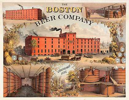 “波士顿啤酒，1828年由者特许经营