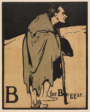 威廉·尼科尔森的《字母表B代表乞丐》