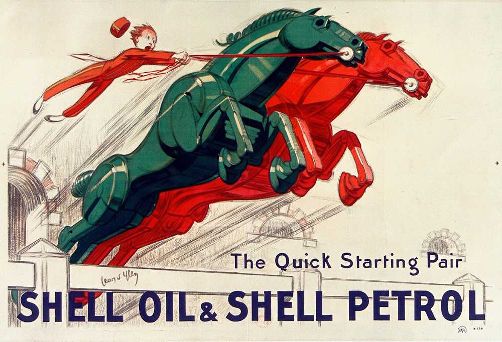 The Quickstarting pair Shell oil and Shell petrol-