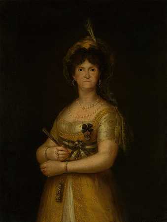 “帕尔马的玛丽亚·路易莎（1751-1819），西班牙女王（以戈雅命名）”