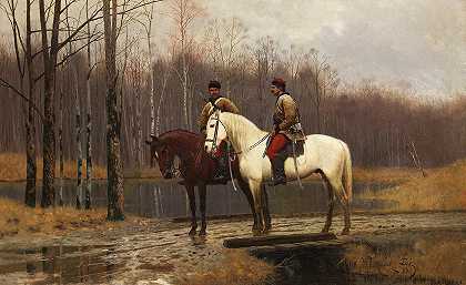 《两个骑马的哥萨克》
