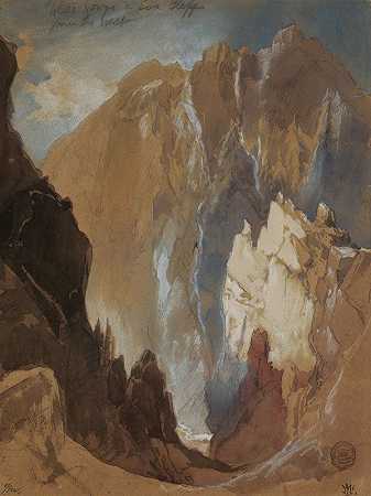 托马斯·莫兰《科罗拉多州西部的托尔特克峡谷和伊娃悬崖》