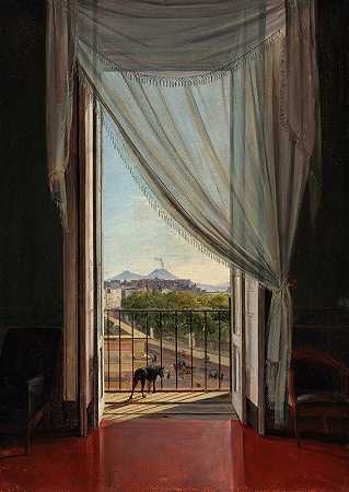 弗朗茨·路德维希·卡特尔的《透过窗户看那不勒斯》
