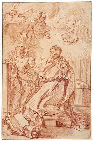 弗朗索瓦•布歇的《圣路易斯·贝尔特拉姆的奇迹》