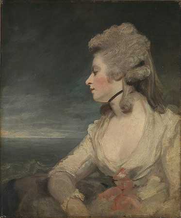 约书亚·雷诺兹爵士的《玛丽·罗宾逊夫人》