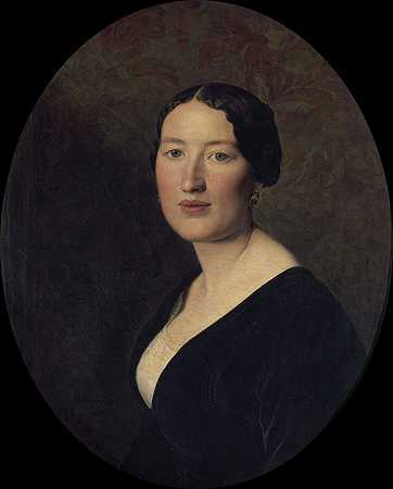 费迪南德·格奥尔格·瓦尔德米勒的《约瑟夫·拜尔夫人肖像》