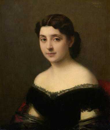 让-雅克·亨纳的《一个女人的肖像》